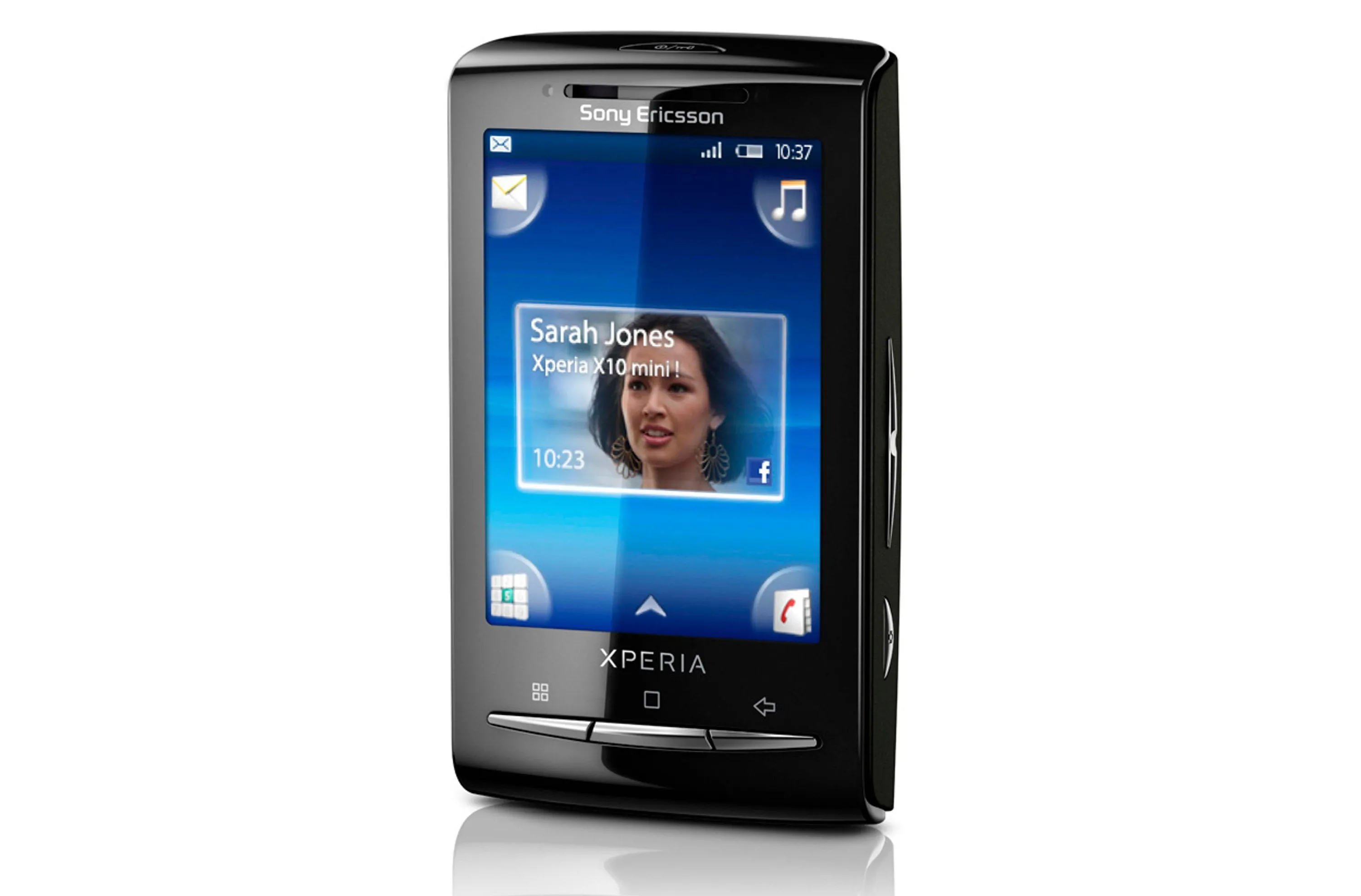 Điện thoại Sony Ericsson Xperia X10 Mini với kích thước nhỏ gọn