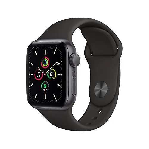 Đồng hồ thông minh Apple Watch SE hiển thị giao diện theo dõi sức khỏe, một lựa chọn thay thế để giám sát nhịp tim chính xác.