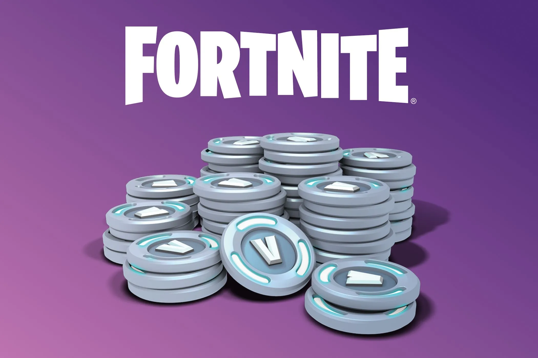 Đống tiền V-Bucks ảo của Fortnite, tượng trưng cho mô hình kiếm tiền qua mua sắm trong ứng dụng (in-app purchase) trong game di động