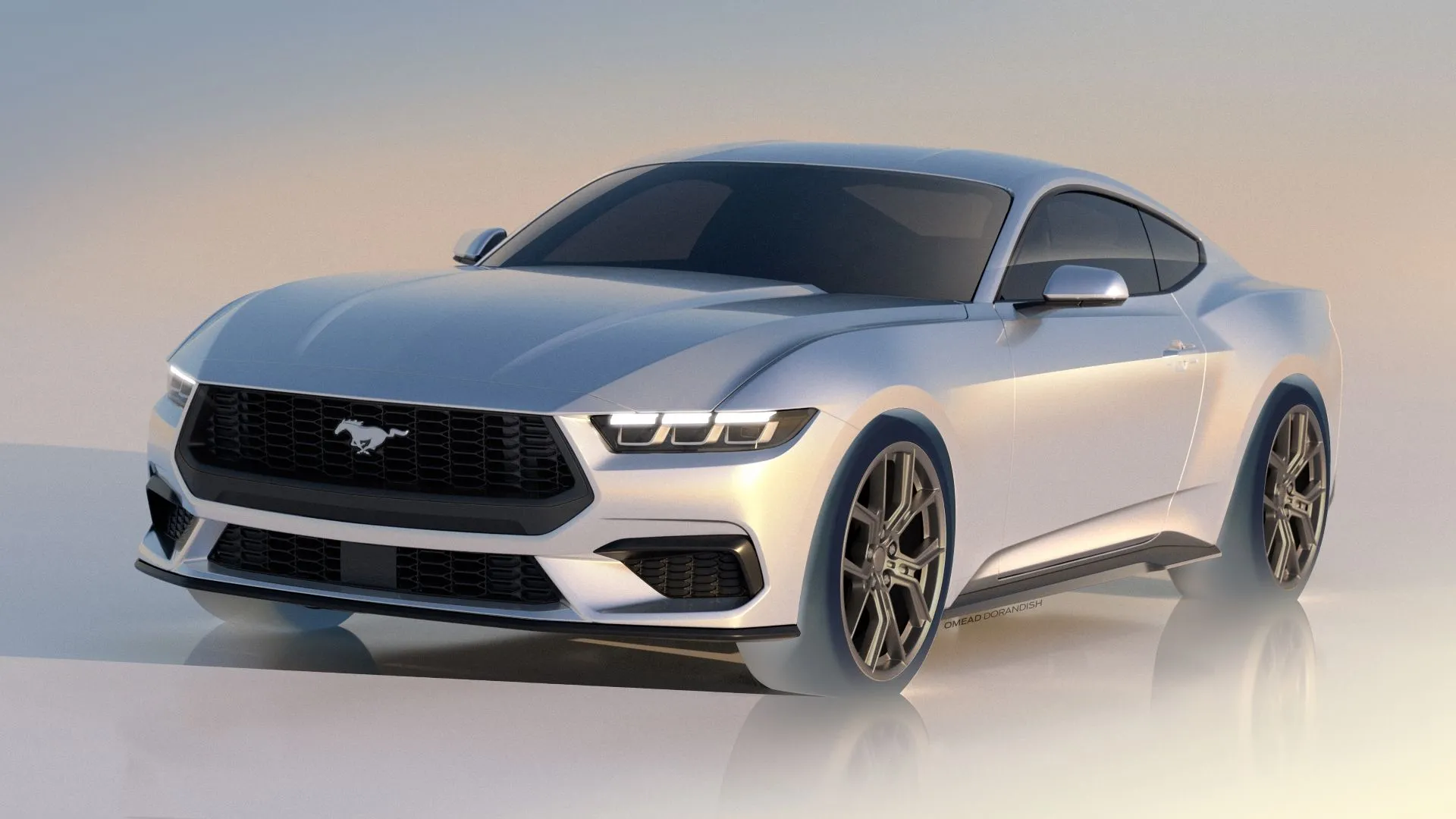 Ford Mustang 2024 màu xám, huyền thoại xe cơ bắp Mỹ, chịu tác động lớn từ khấu hao