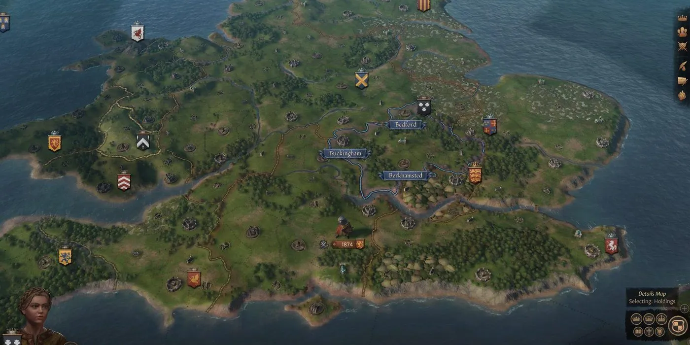 Giao diện các mod và tùy chỉnh trong game Crusader Kings 3