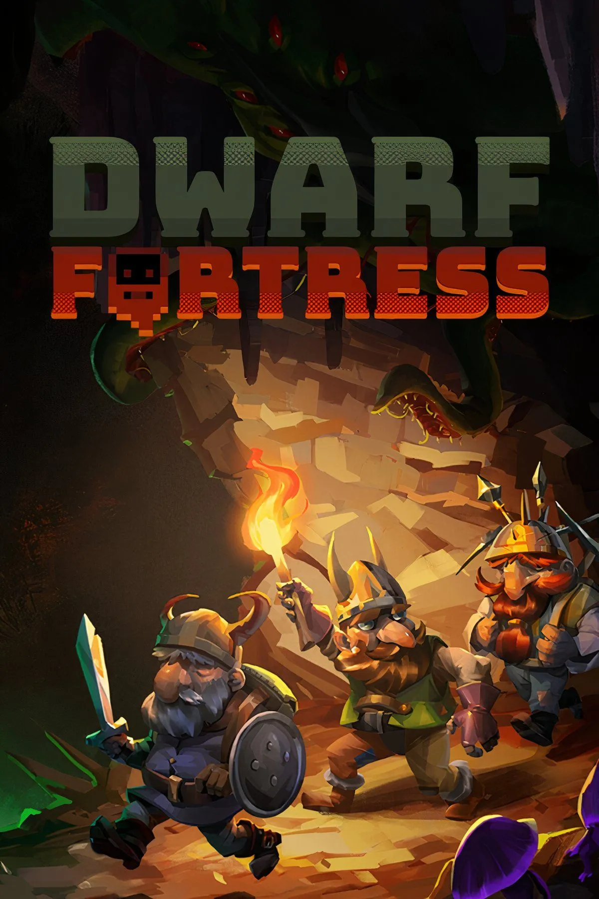 Giao diện đồ họa phức tạp của game mô phỏng Dwarf Fortress