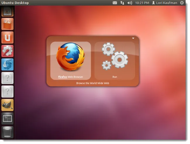 Giao diện ứng dụng Gnome Do, một ví dụ về phần mềm trên Linux từng được ưa chuộng nhưng có thể không còn tương thích với các phiên bản hệ điều hành mới