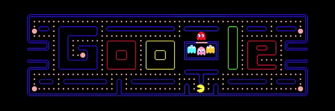 Google Doodle game Pac-Man kỷ niệm 30 năm ra đời trò chơi kinh điển