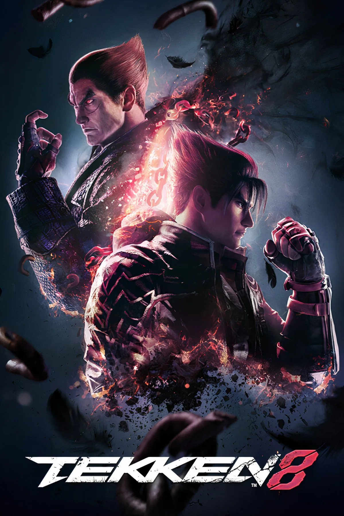 Hai nhân vật trong Tekken 8 đang thực hiện đòn tấn công mạnh mẽ