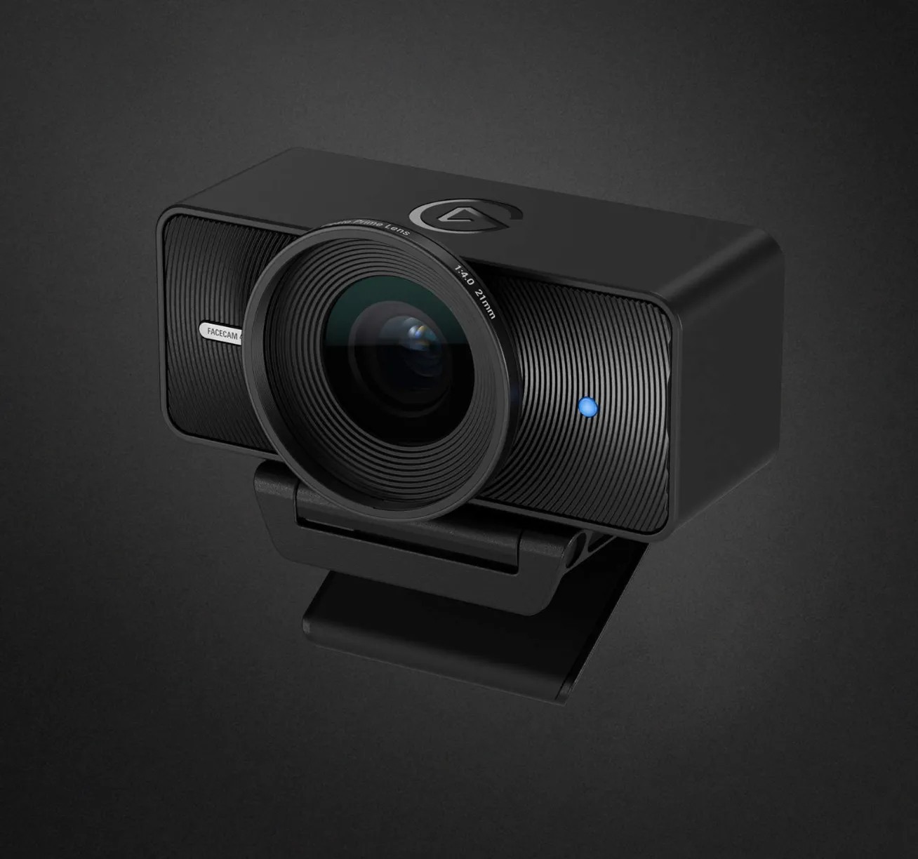 Hình ảnh cận cảnh webcam Elgato Facecam 4K, nổi bật thiết kế chuyên nghiệp