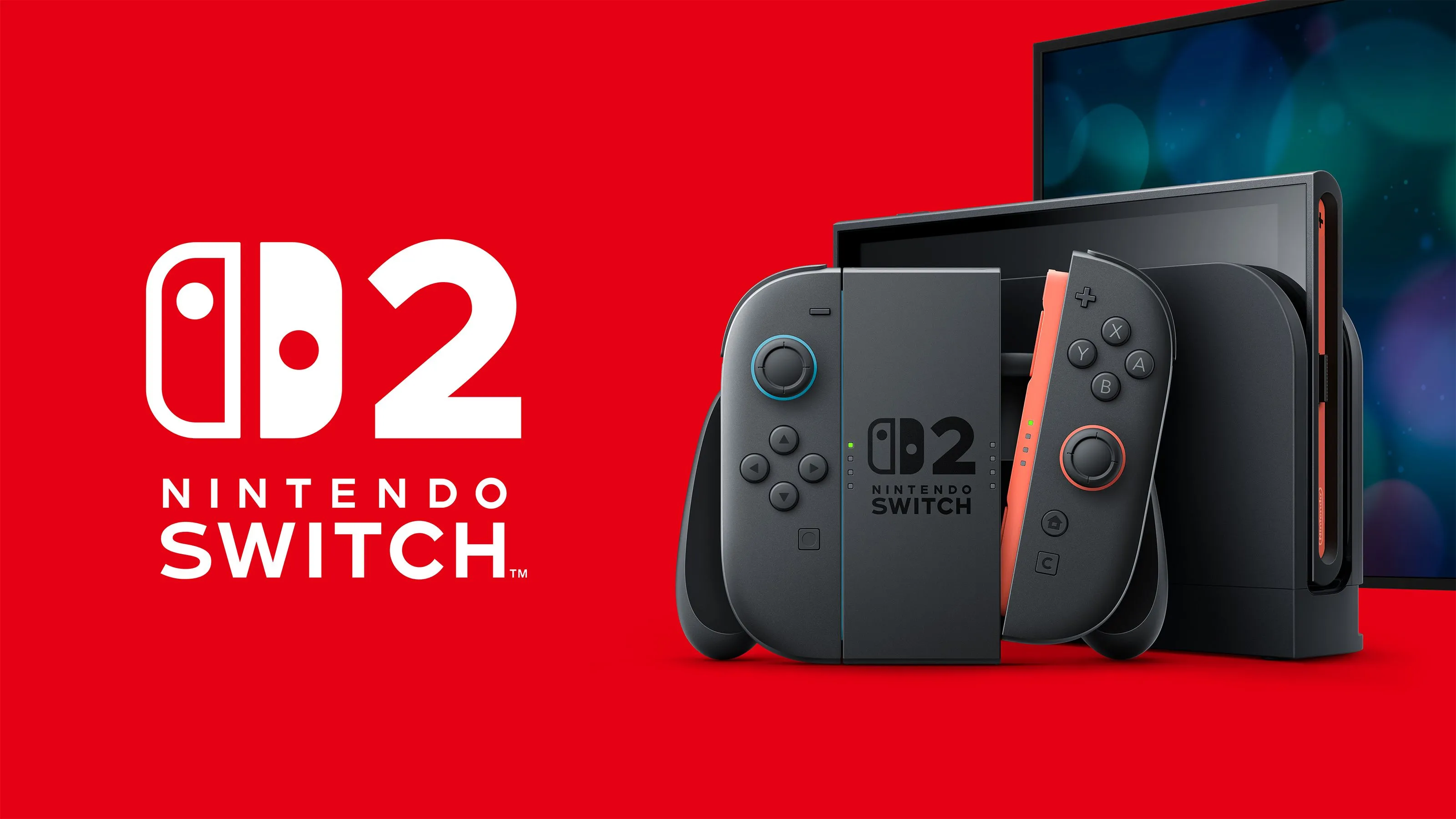 Hình ảnh chính thức của máy chơi game Nintendo Switch 2, thể hiện thiết kế và sự cải tiến của console mới