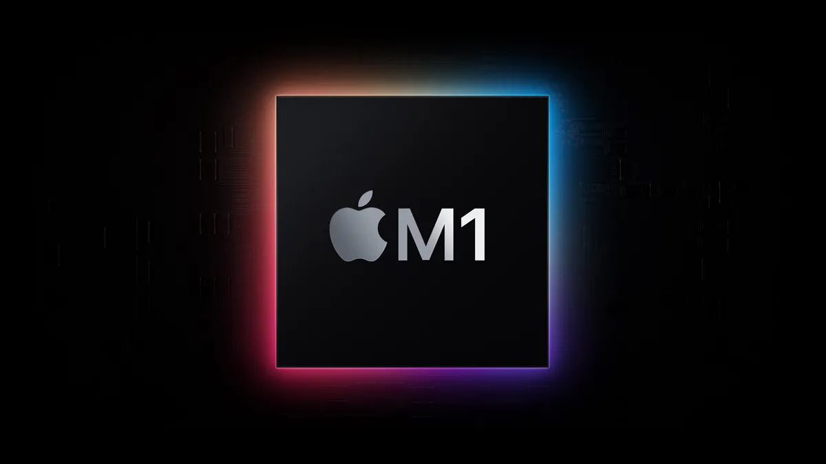 Hình ảnh chip Apple M1, biểu tượng của kỷ nguyên hiệu năng vượt trội trên Mac.