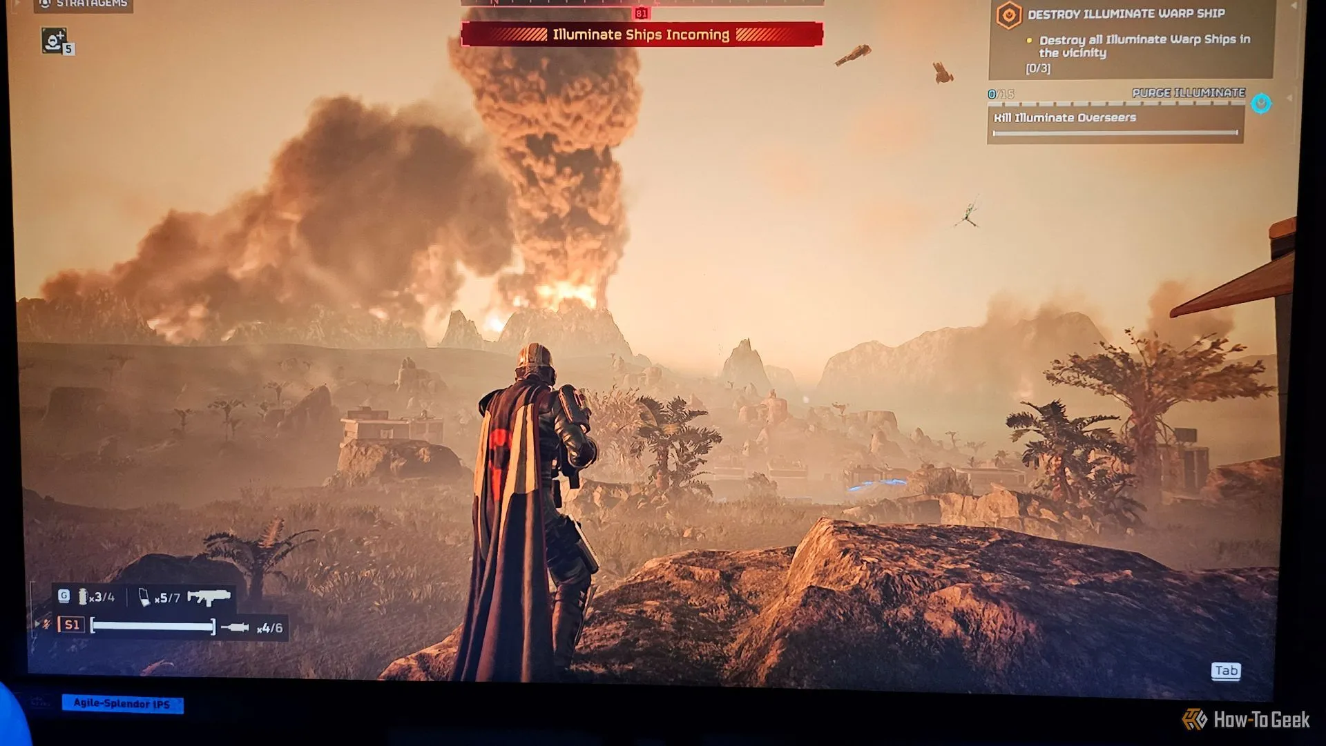 Hình ảnh một cảnh trong game được chụp từ màn hình Acer Predator XB273K V5 với chất lượng HDR-400