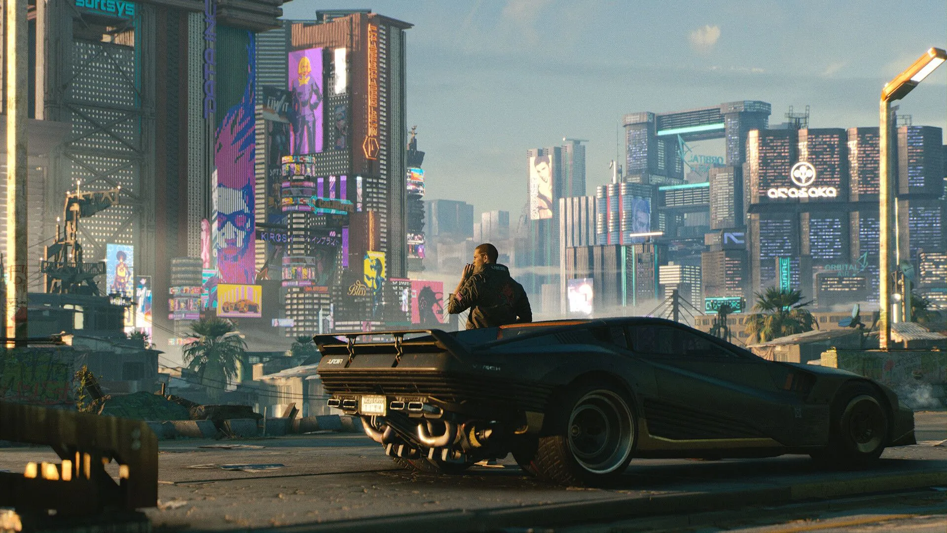 Hình ảnh quảng cáo game Cyberpunk 2077, một tựa game AAA hiện đại có thể hưởng lợi từ công nghệ tạo khung hình trong các phân cảnh không yêu cầu phản ứng nhanh.