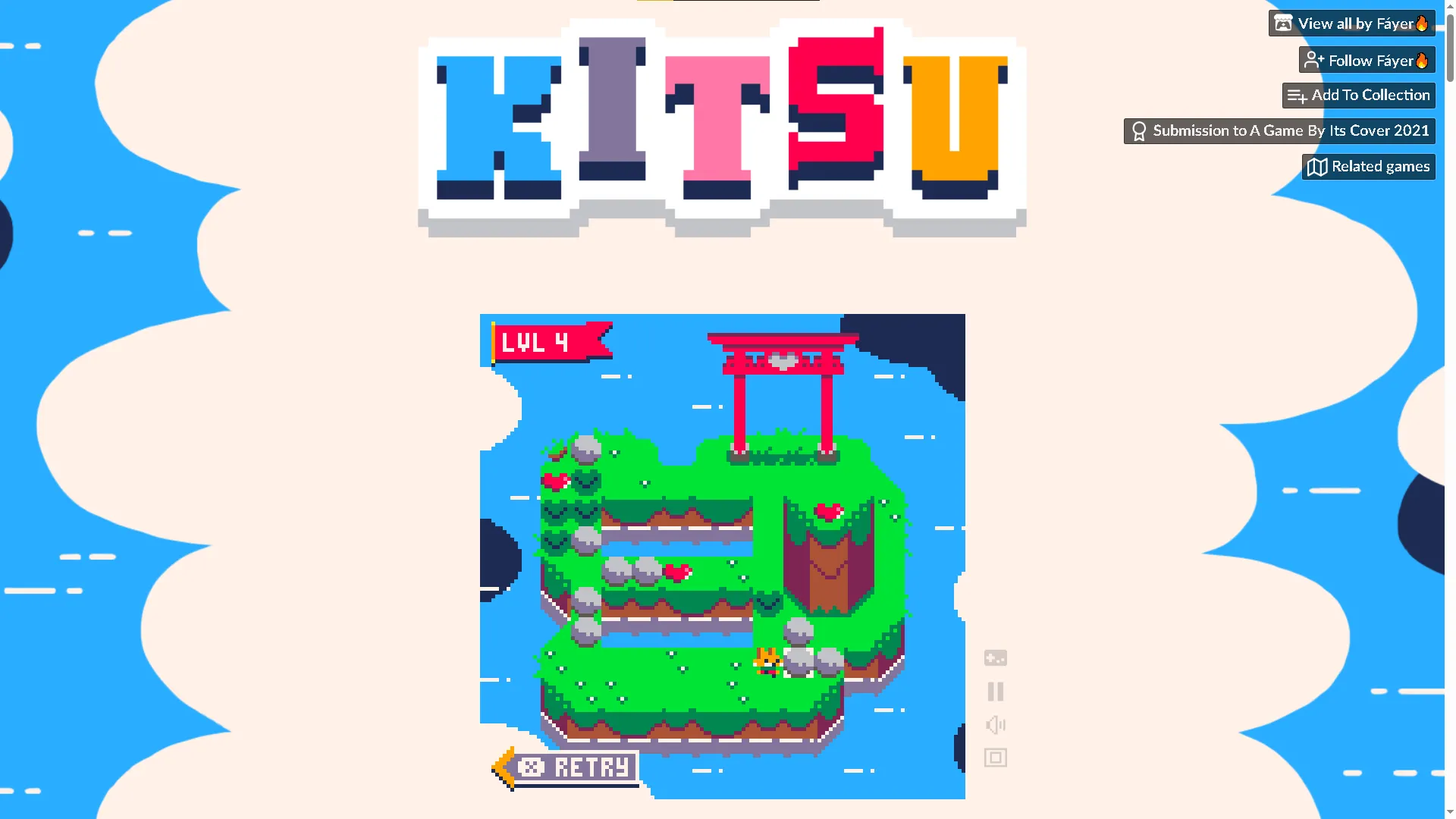 Hoàn thành màn giải đố Sokoban với các hộp được đẩy theo đúng thứ tự trong game Kitsu.