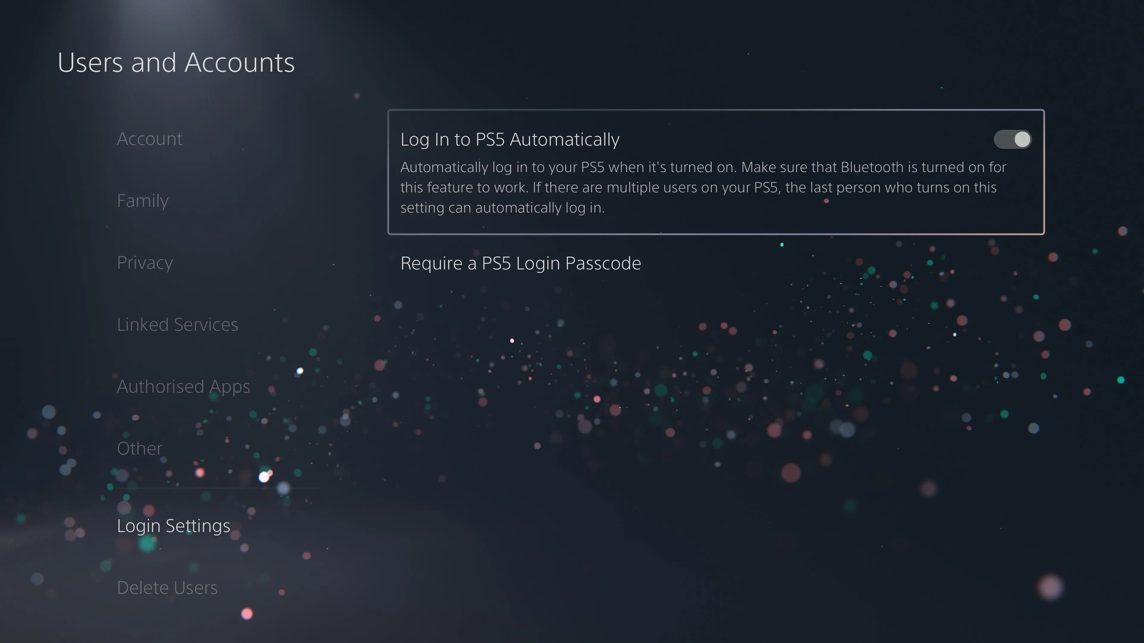 Hướng dẫn bật chế độ đăng nhập tự động vào tài khoản PlayStation 5.