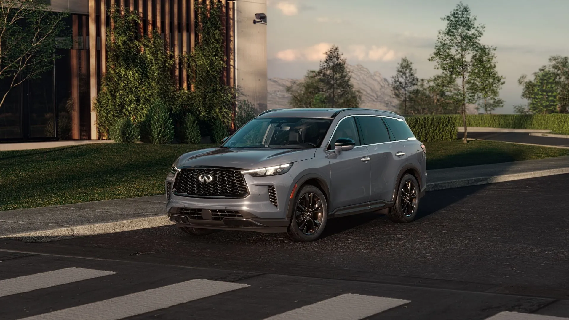 Infiniti QX60 2025 màu đen, thể hiện sự thực dụng và hệ thống an toàn đa dạng cho gia đình