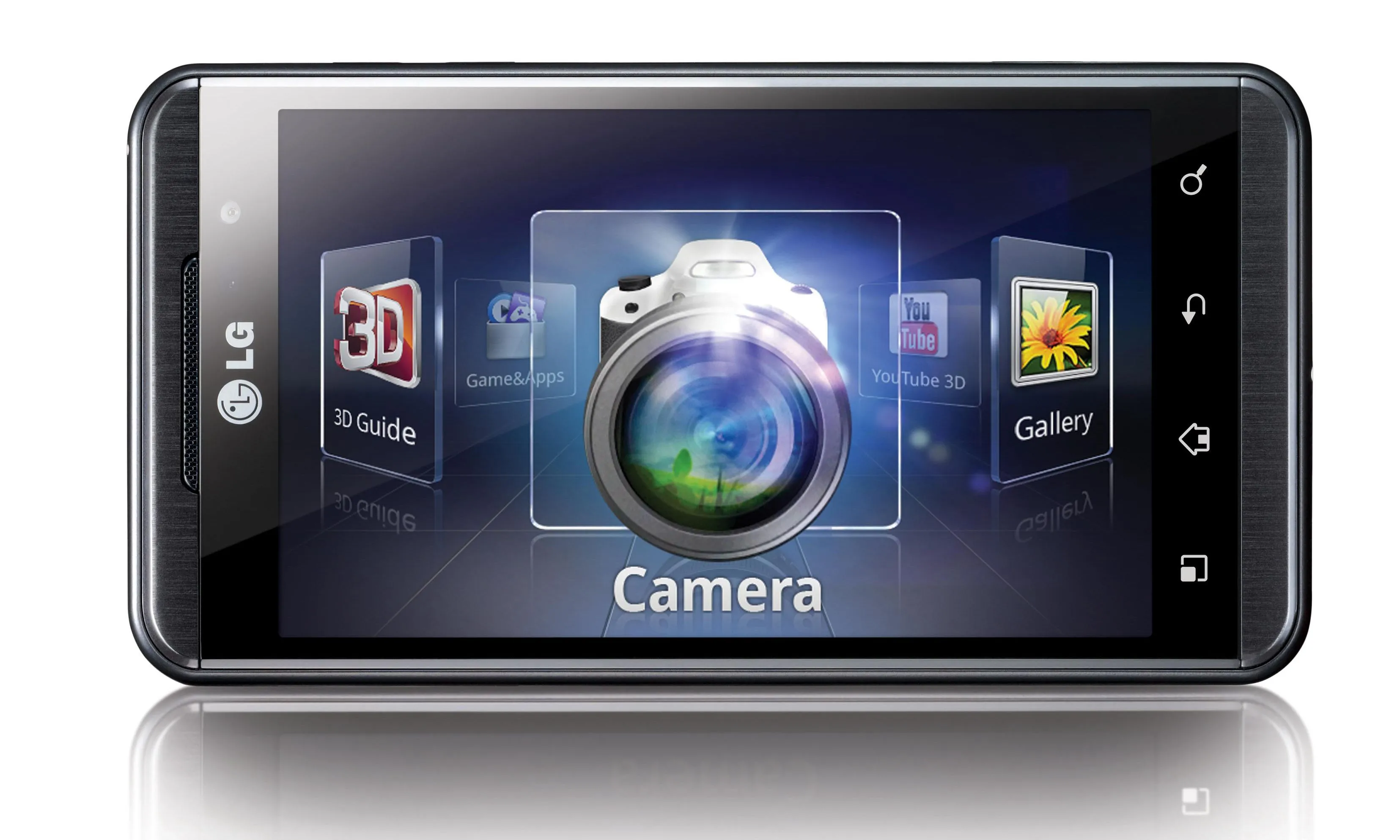 LG Optimus 3D với màn hình hiển thị 3D không cần kính
