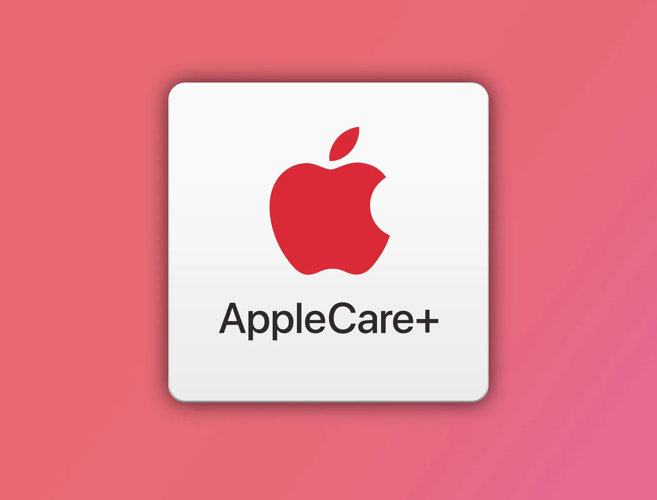 Logo AppleCare+ trên nền gradient