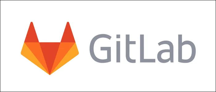 Logo GitLab với từ GitLab bên cạnh