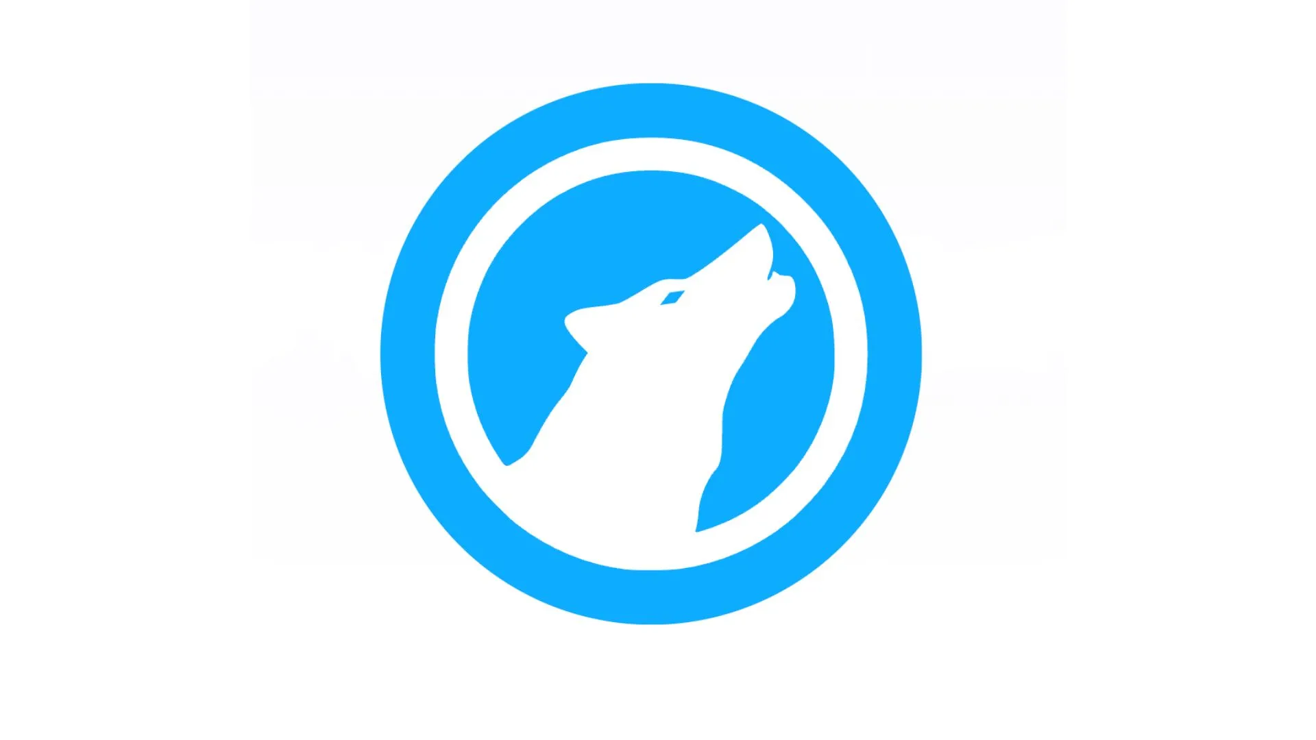 Logo trình duyệt LibreWolf trên nền trắng, biểu tượng sói tự do
