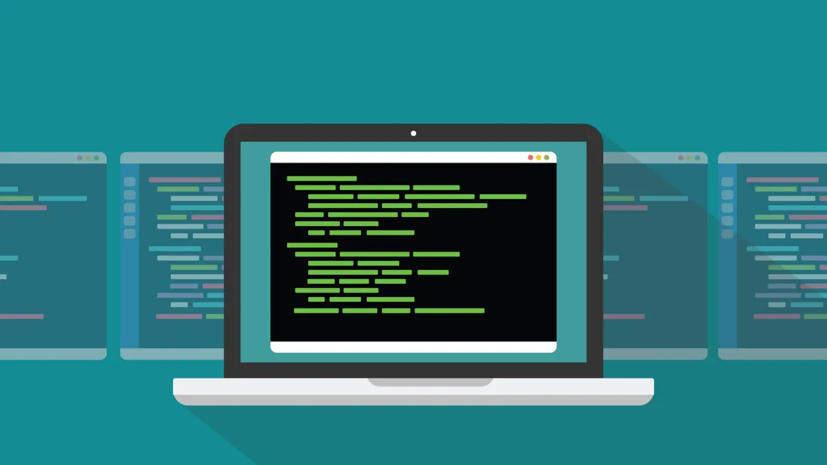 Màn hình máy tính xách tay hiển thị giao diện dòng lệnh Linux (terminal)