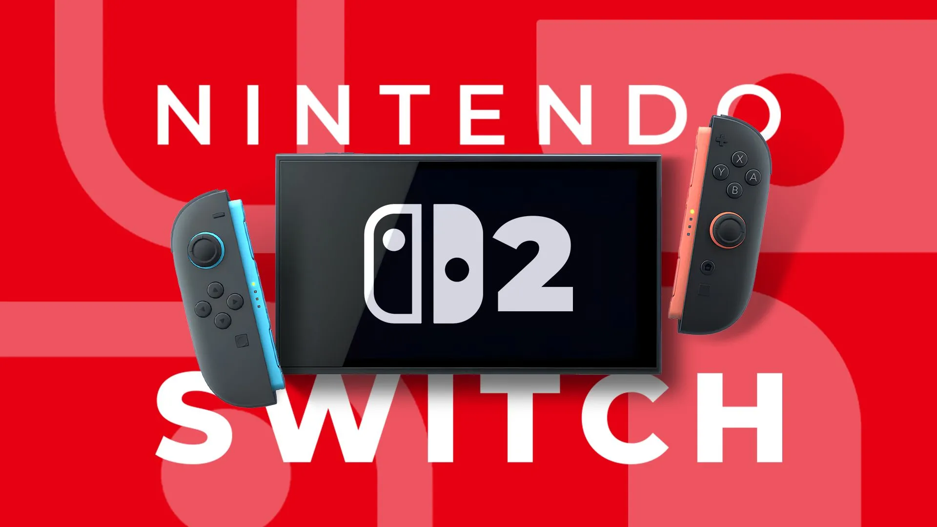Máy chơi game Nintendo Switch 2 hiển thị logo trên màn hình, biểu tượng của thế hệ console mới từ Nintendo