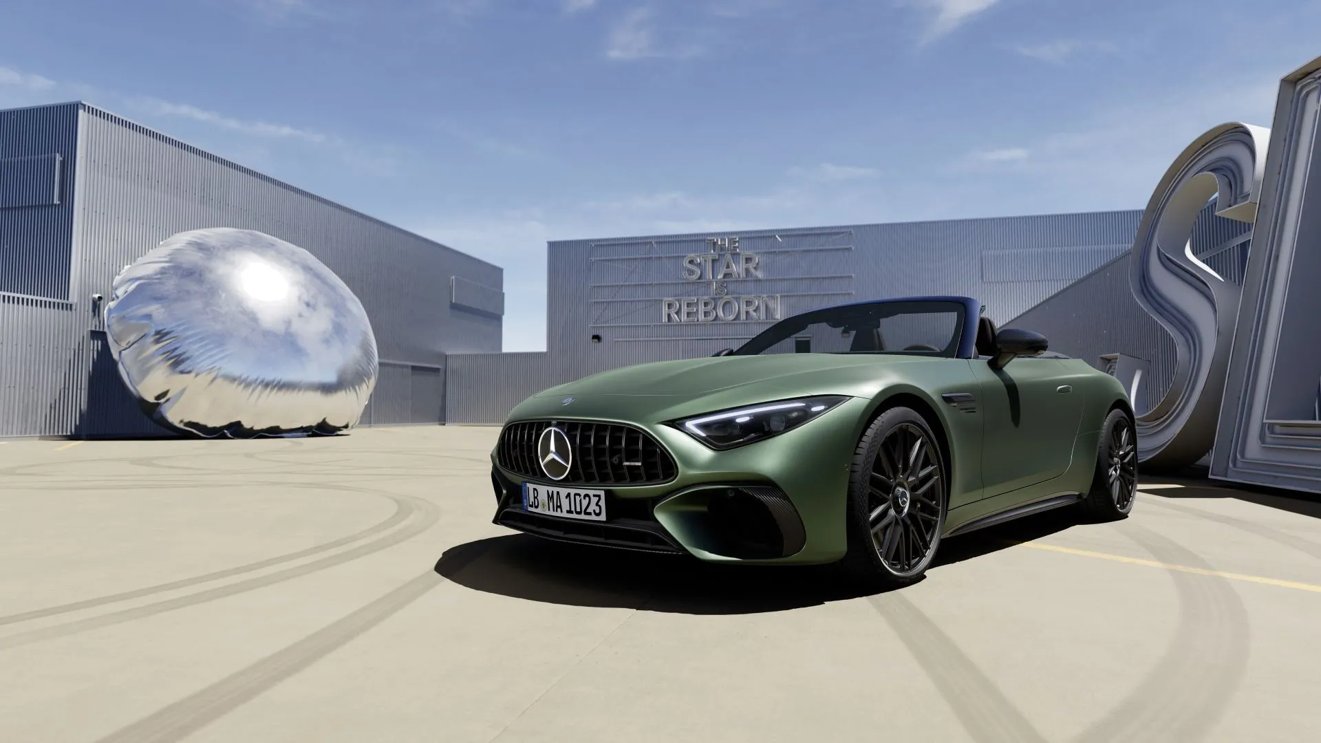 Mercedes-AMG SL 2025 màu xanh ngọc, một trong những xe thể thao hạng sang mất giá nhanh