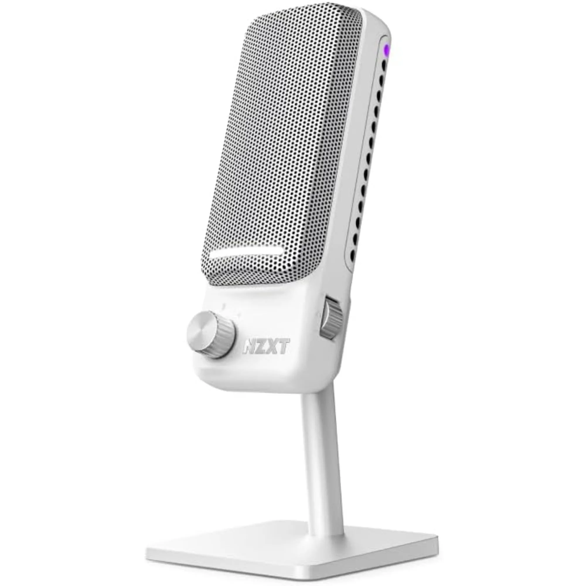 Microphone gaming NZXT Capsule Elite USB chất lượng cao màu đen, được thiết kế cho âm thanh rõ ràng và độ trễ thấp