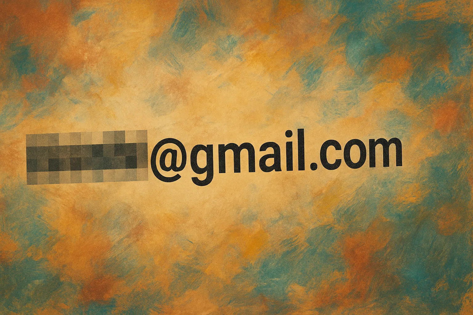 Minh họa một địa chỉ email bị kiểm duyệt, nhấn mạnh tính riêng tư và những lựa chọn email không mong muốn.
