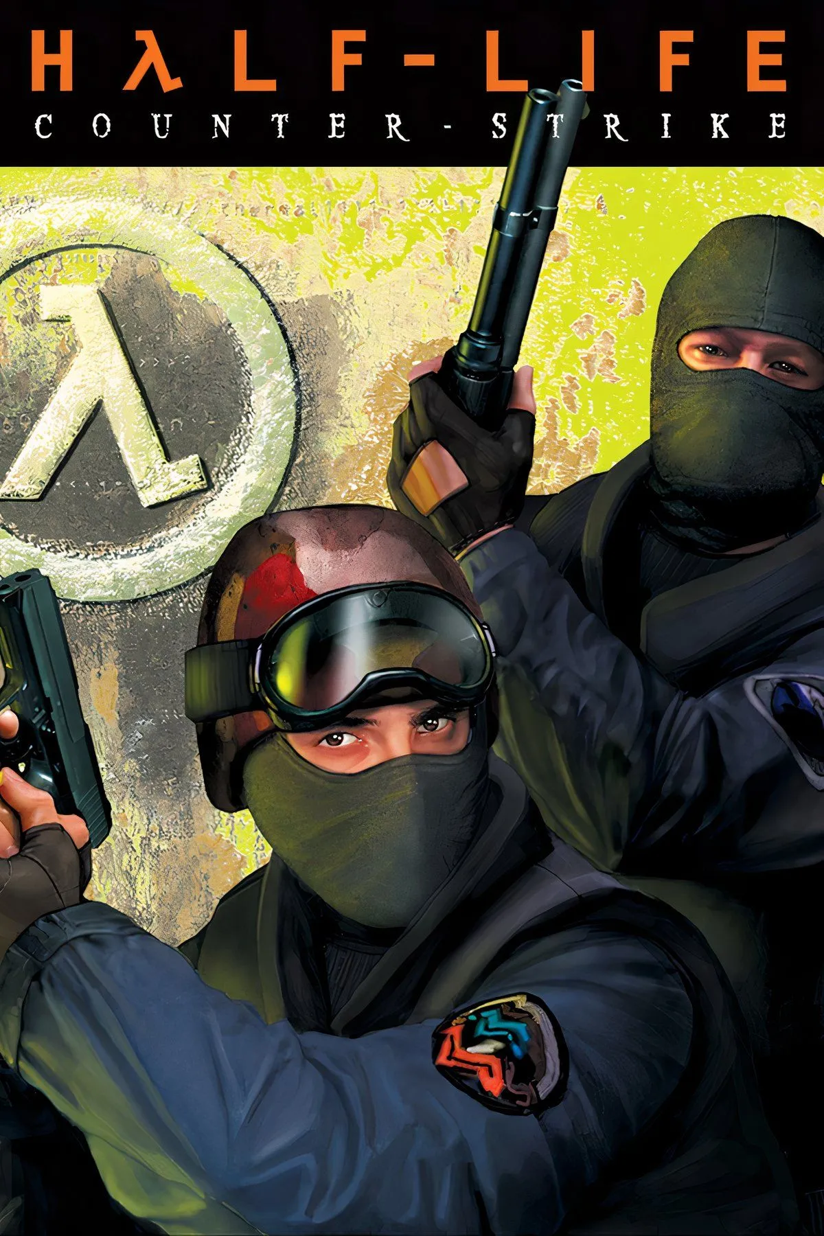 Một nhóm đặc nhiệm Counter-Terrorist tấn công địa điểm đặt bom trong bản đồ Dust 2 huyền thoại của Counter-Strike 1.6