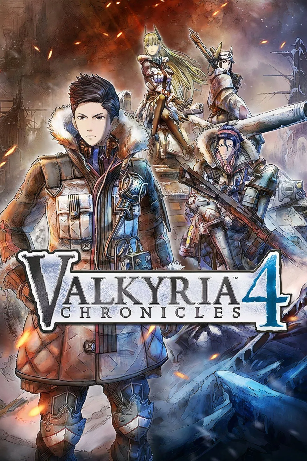 Nhân vật Squad E trong Valkyria Chronicles 4 sẵn sàng chiến đấu