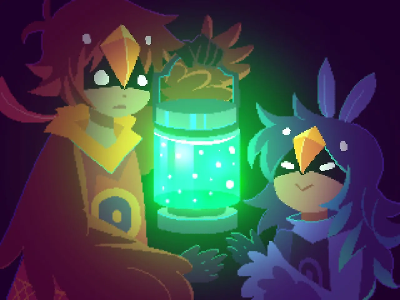 Niko, nhân vật chính của game OneShot, trong thế giới pixel art đặc trưng.