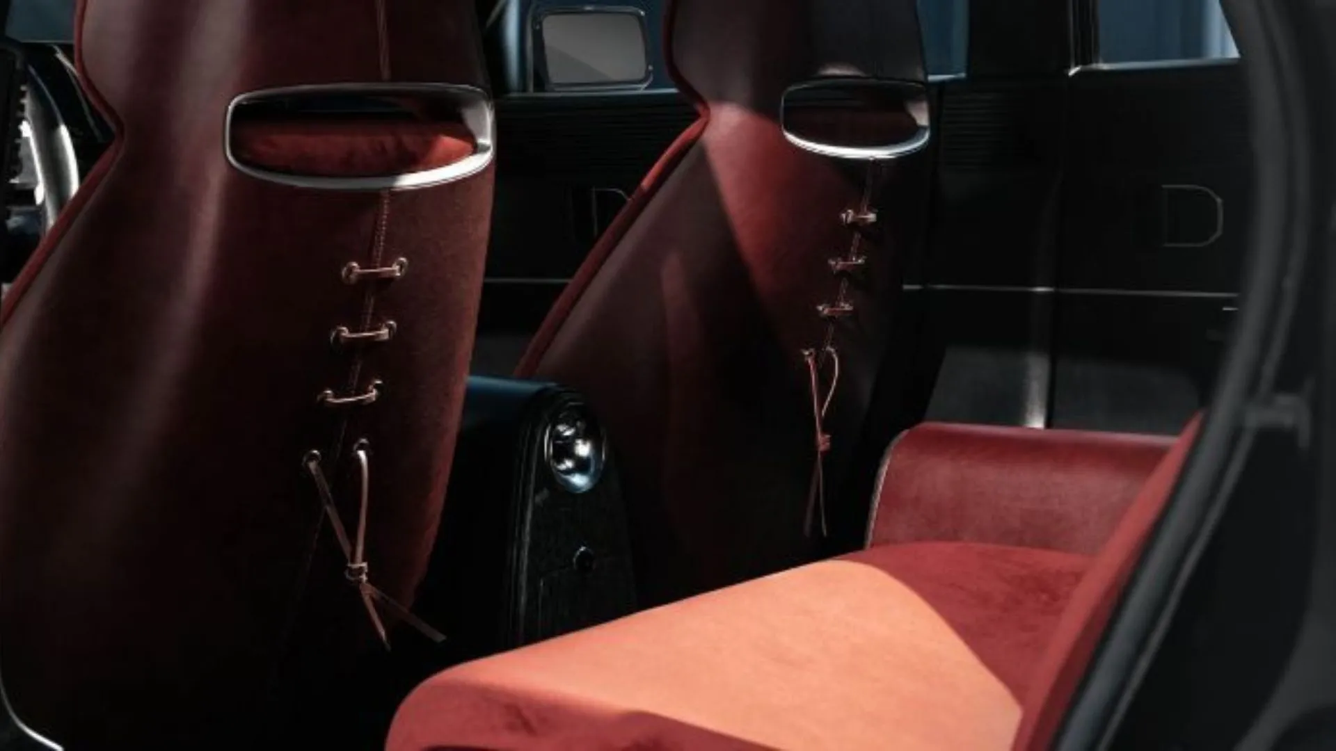 Nội thất sang trọng với ghế nhung và da Nappa của Hyundai Heritage Series Grandeur concept.