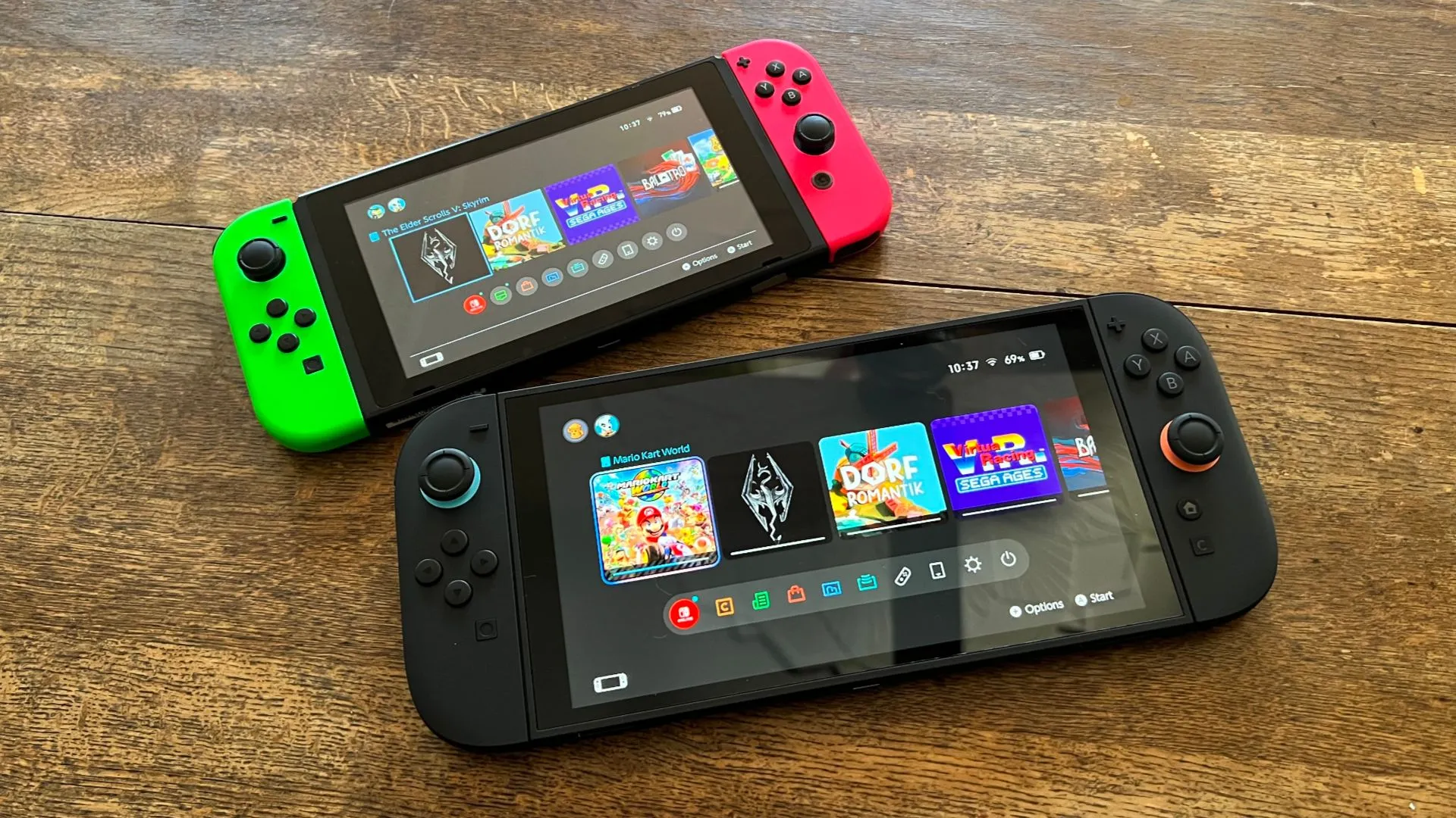 So sánh thiết kế của Nintendo Switch 2 với phiên bản tiền nhiệm.