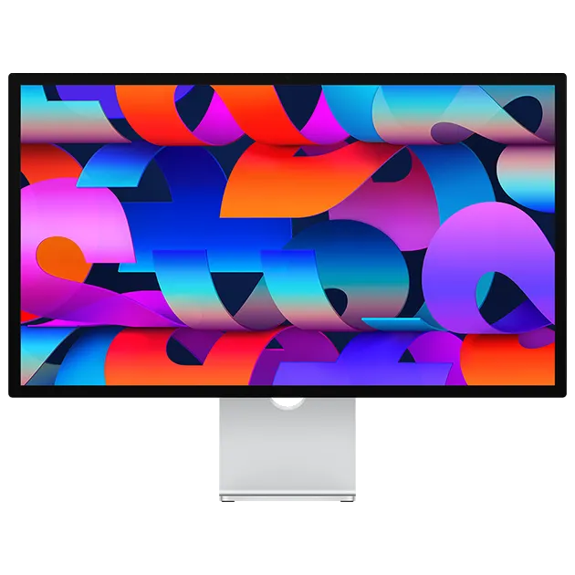 Thiết kế kim loại nguyên khối cao cấp của Apple Studio Display.