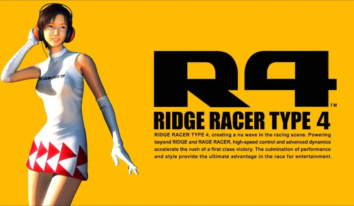 Xe đua tốc độ cao trong game R4: Ridge Racer Type 4