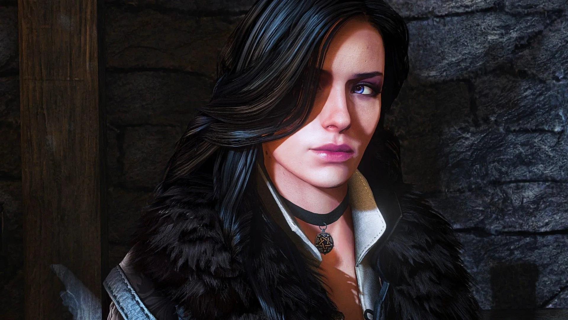 Yennefer of Vengerberg, một trong hai mối tình chính của Geralt, trong The Witcher 3 Wild Hunt.