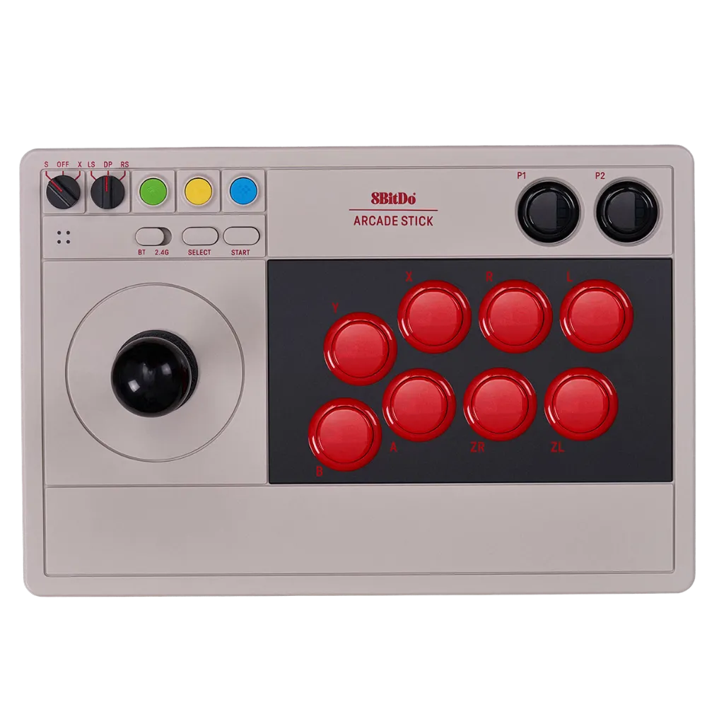 Bộ điều khiển arcade 8BitDo mang lại trải nghiệm game thùng chân thực trên Nintendo Switch
