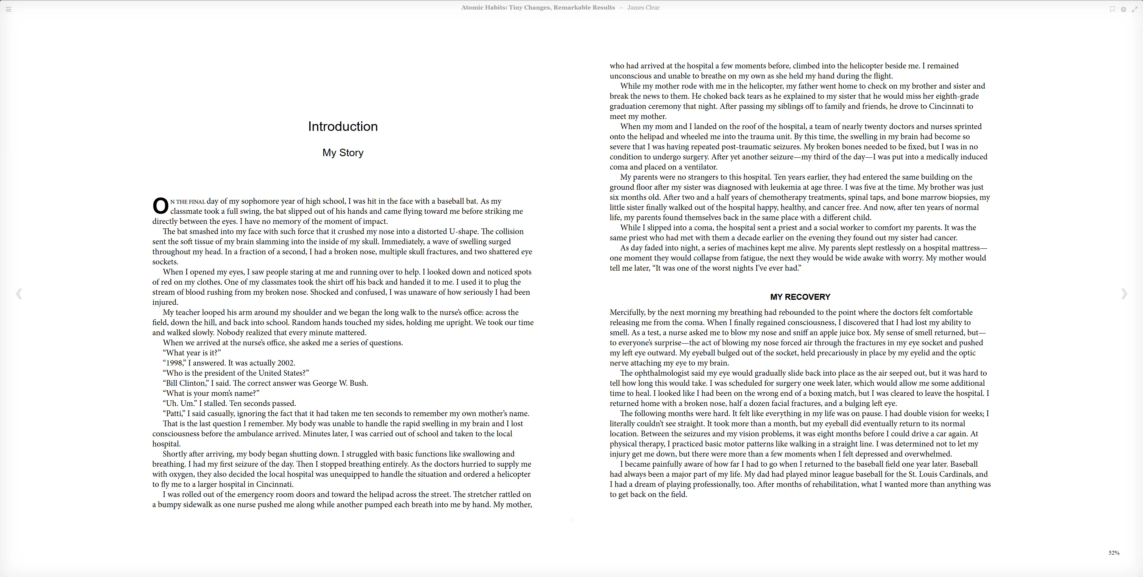 Giao diện Calibre Web hiển thị một cuốn sách đang được đọc, minh họa trải nghiệm người dùng trực quan.