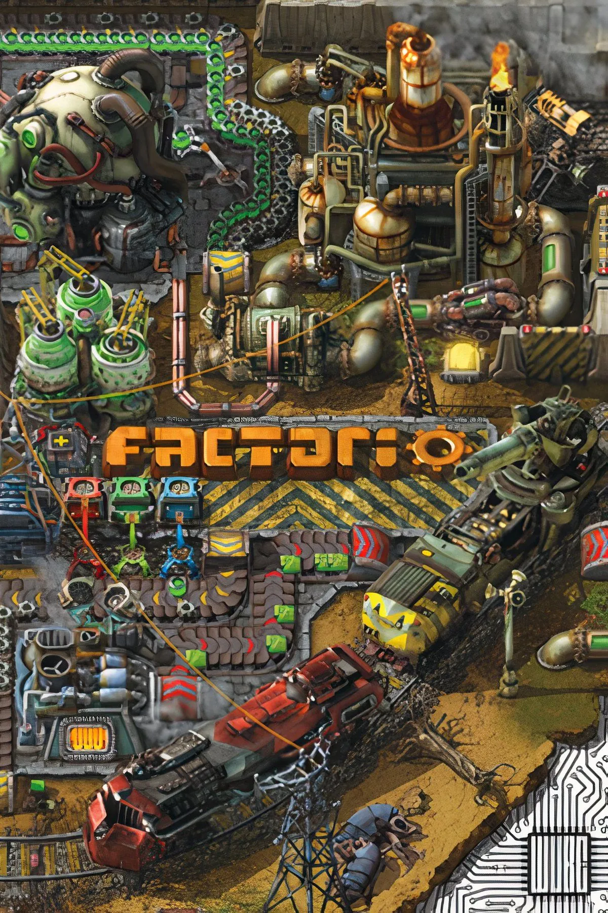 Hệ thống tự động hóa phức tạp trong game xây dựng Factorio