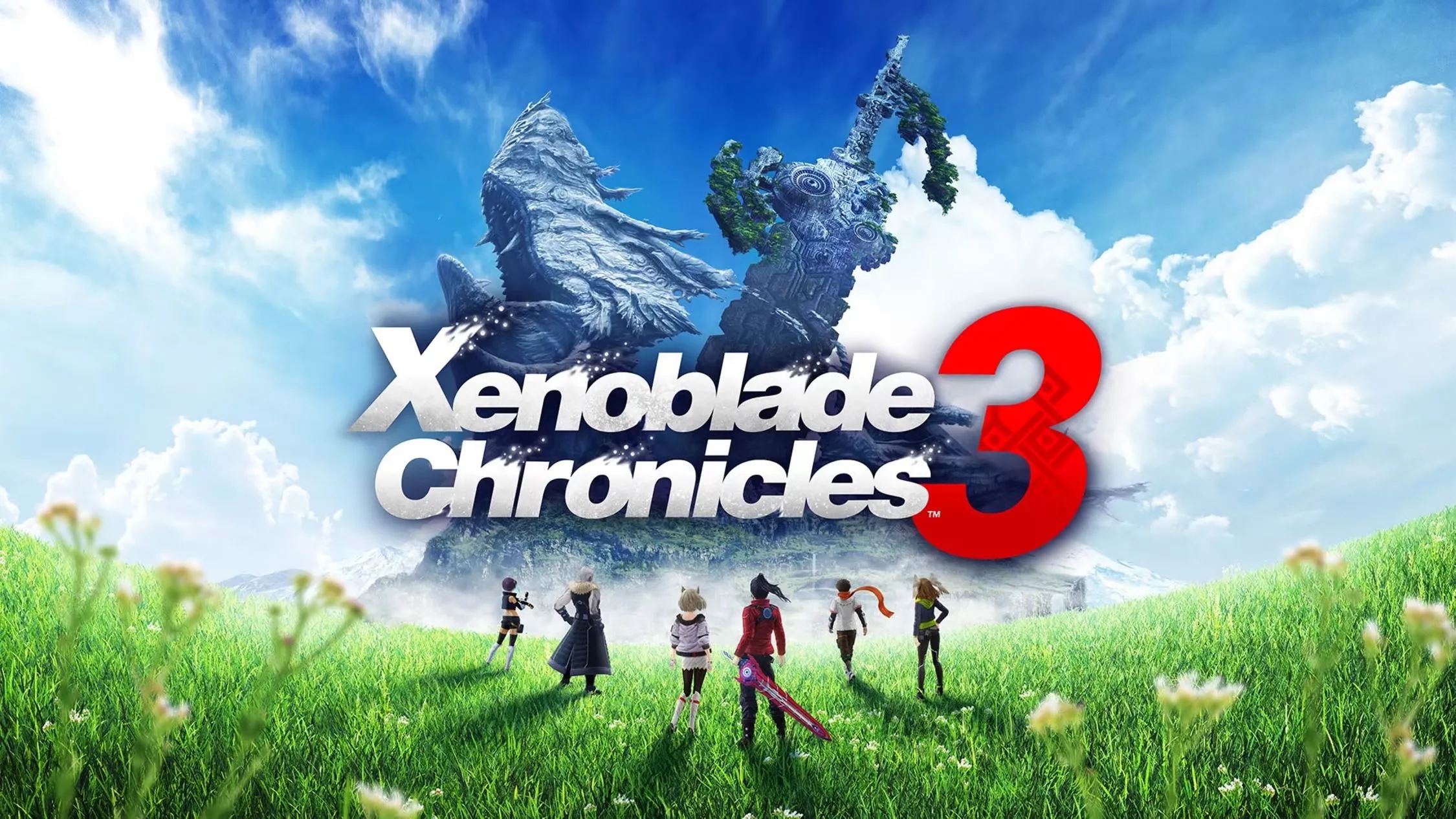 Key art của Xenoblade Chronicles 3 với các nhân vật chính