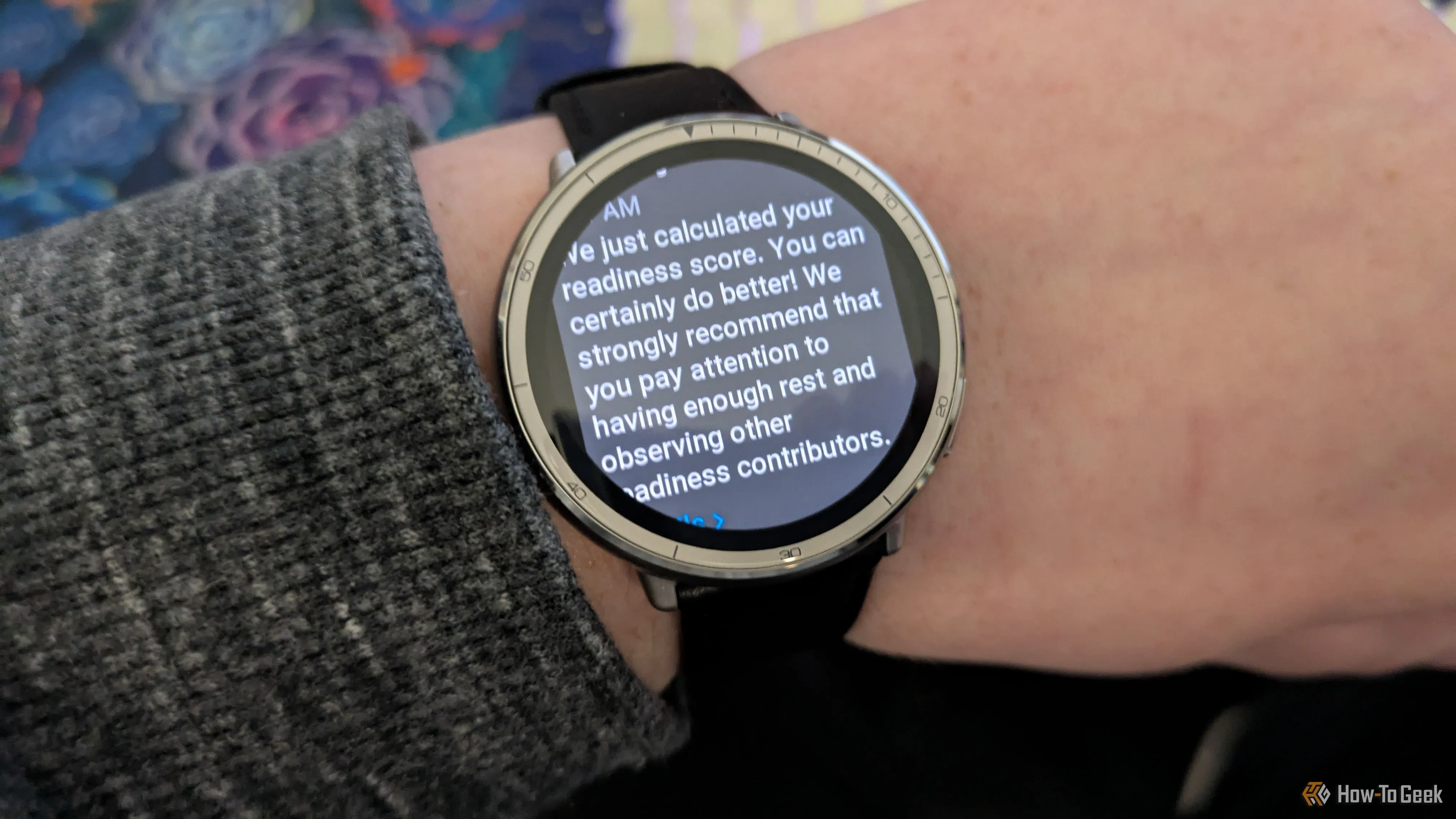 Thông báo Readiness của Amazfit Active 2