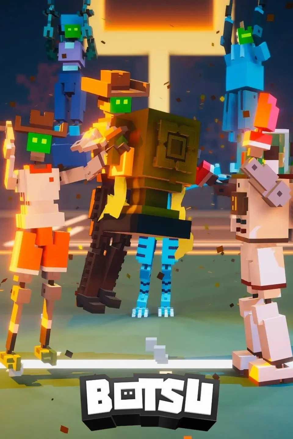 Trận đấu vật lý ragdoll vui nhộn trong demo BOTSU trên Steam