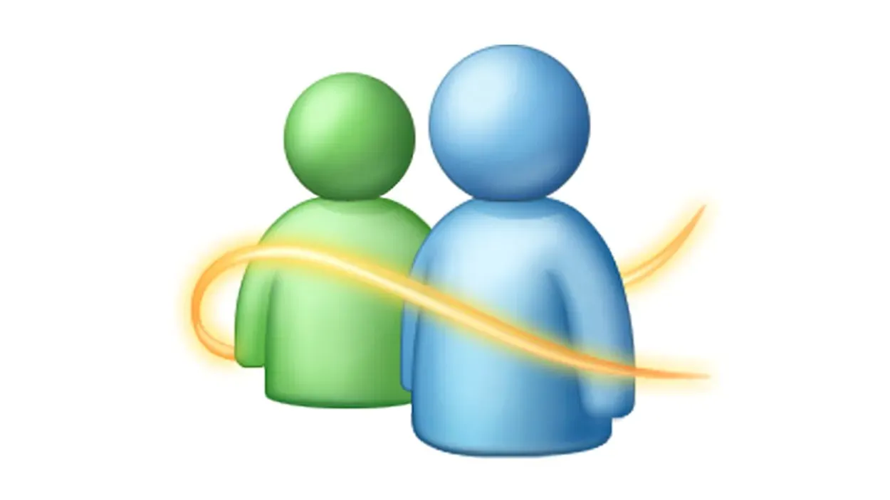 Biểu tượng MSN Messenger màu xanh lá, ứng dụng nhắn tin tức thời huyền thoại của Microsoft.
