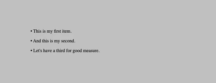 Danh sách gạch đầu dòng giả lập bằng CSS trên website