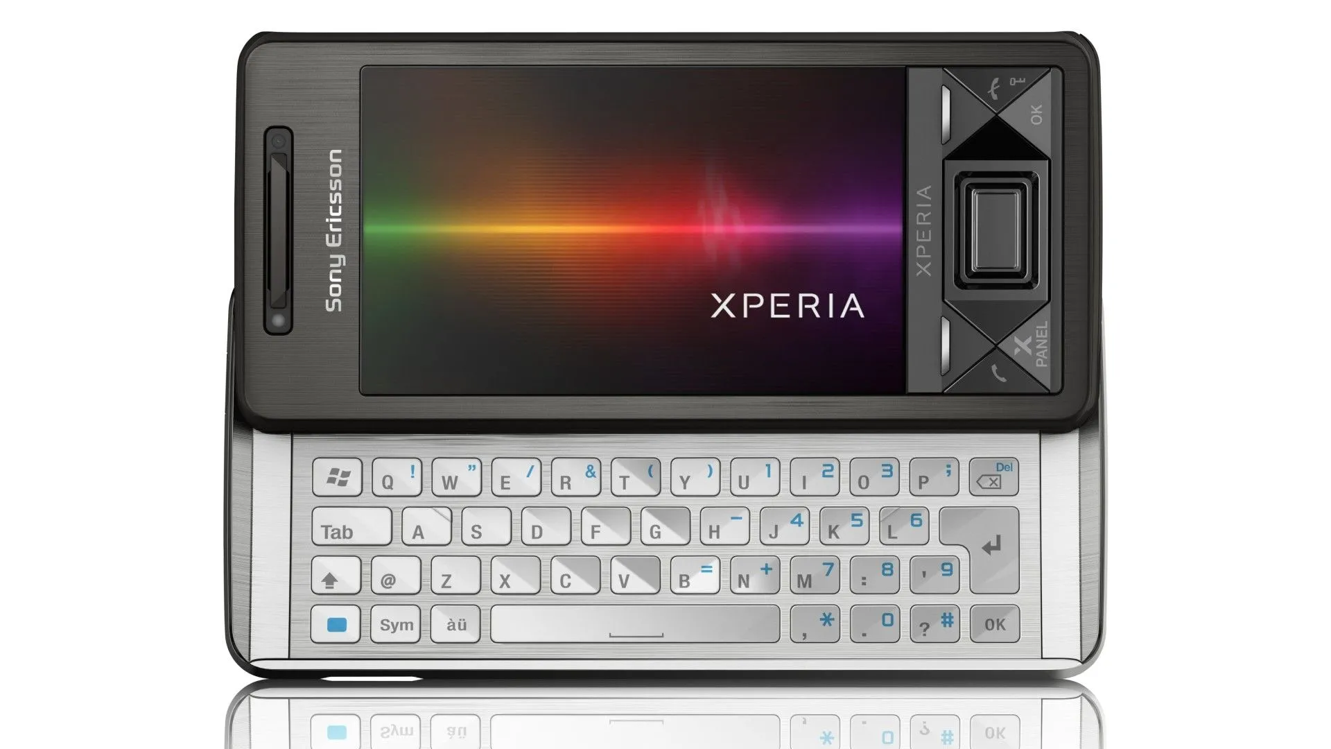 Điện thoại Sony Ericsson Xperia X1 với màn hình sắc nét và bàn phím trượt