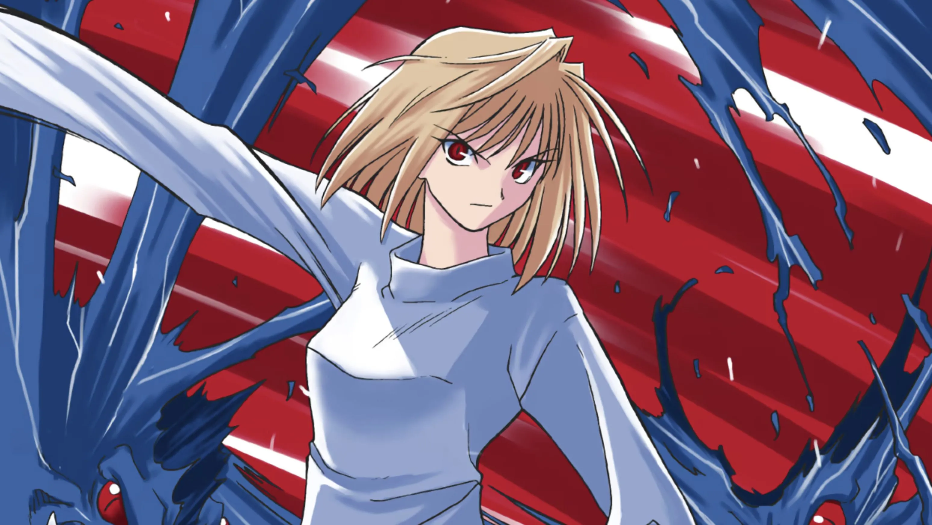 Nhân vật nữ Arcueid Brunestud trong trò chơi visual novel Tsukihime.