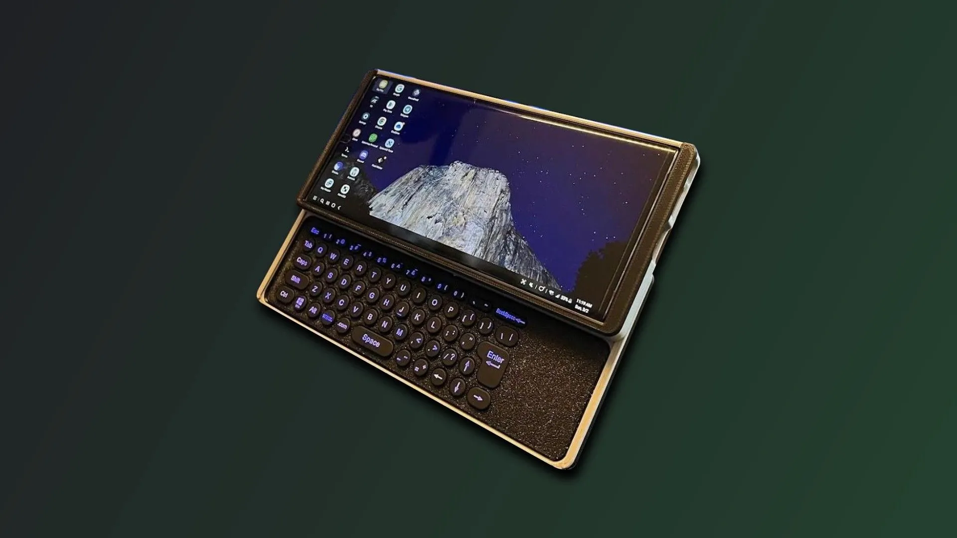 Ốp lưng bàn phím in 3D gắn vào Samsung Galaxy Note 10+